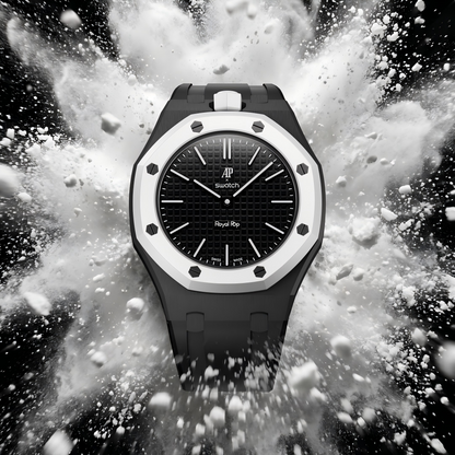 [AuraEcho]Royal Oak Pop Exclusive Bioceramic Case & Silicone Strap(Rwith Cradle)(Only Strap)