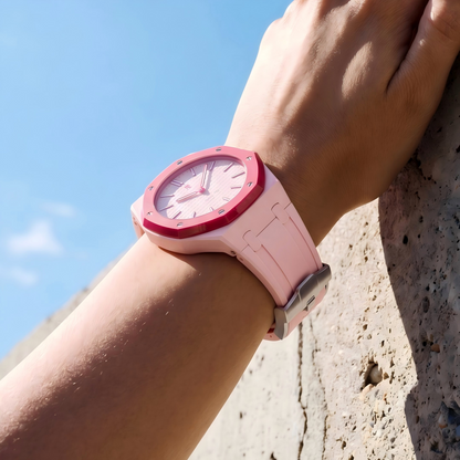 [AuraEcho]Royal Oak Pop Exclusive Bioceramic Case & Silicone Strap(Rwith Cradle)(Only Strap)