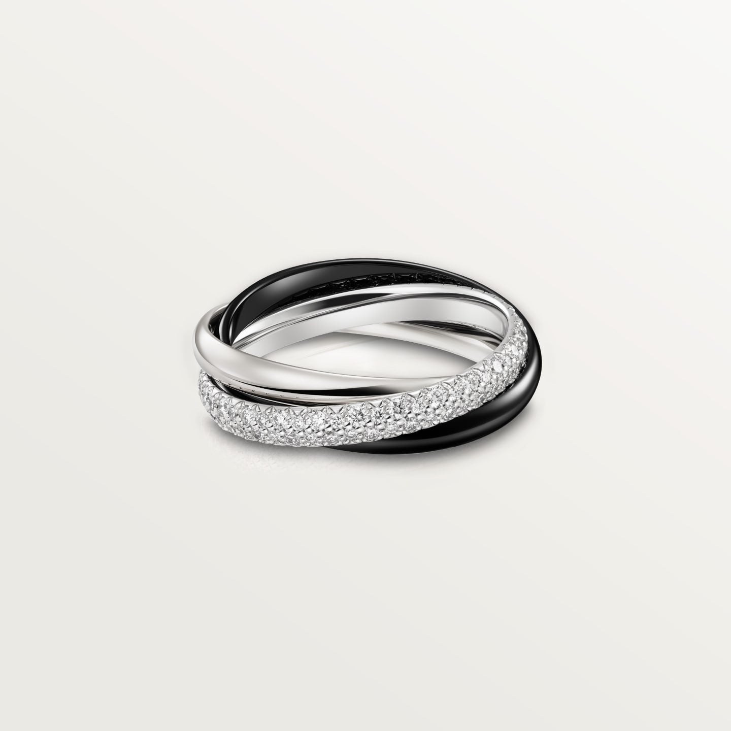 [AuraEcho]TRINITY 3.2MM RING BLACK CERAMIC