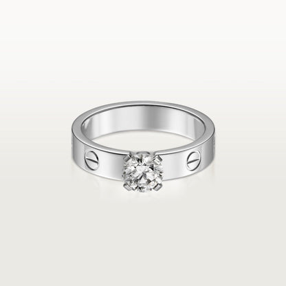 [AuraEcho]LOVE RING 3.6MM 1 BIG DIAMOND