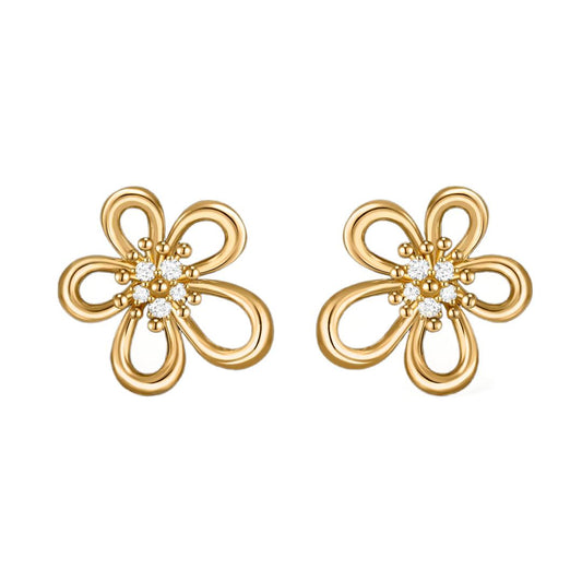 [AuraEcho] FLOWERLACE EARRING 5 DIAMONDS