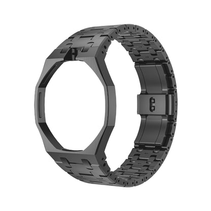 [AuraEcho]Oak Pop Black Steel Case & Silicone Strap(Only Strap)