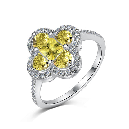 [AuraEcho]Luxurious Eternity Flower Shape Banquet Ring