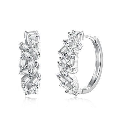[AuraEcho]Dazzling Colorful Emerald Cut Daily Earrings