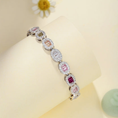 [AuraEcho]Exquisite Ornate Emerald Cut Daily Bracelet