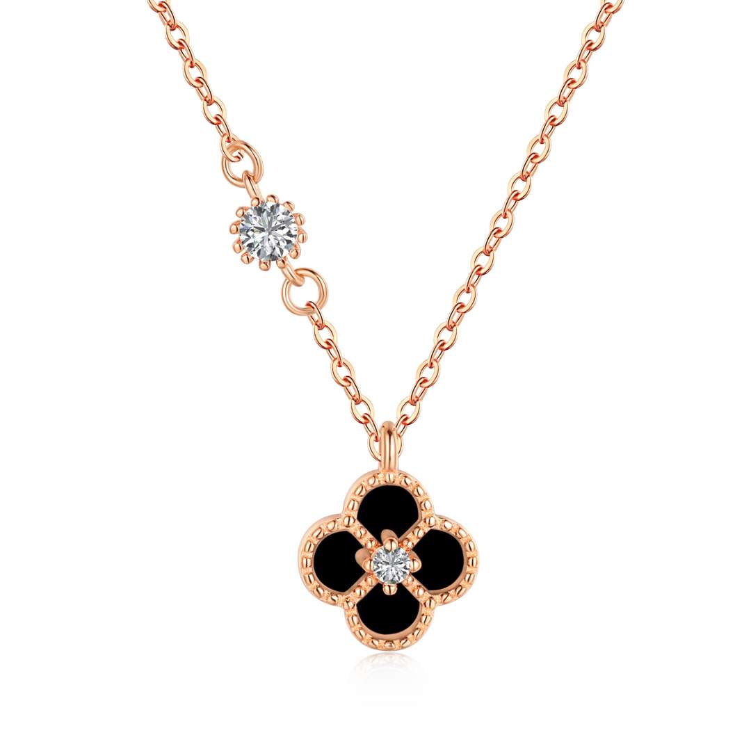 [AuraEcho]Delicate Flower Shape Necklace