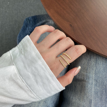 [AuraEcho]Unique Vibrant Entangle Daily Ring