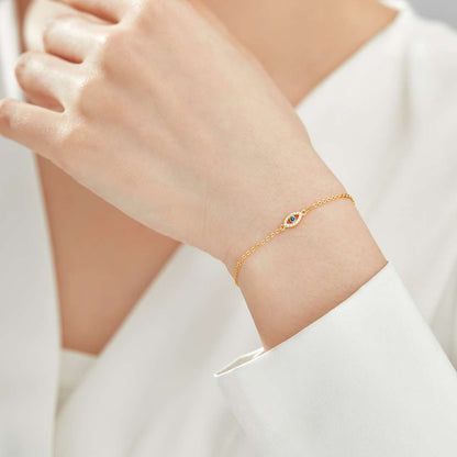 [AuraEcho]Evil Eye Shape Necklace