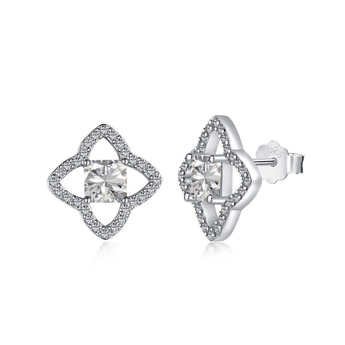 [AuraEcho]Elegant Star Shape Princess Cut Daily Earrings