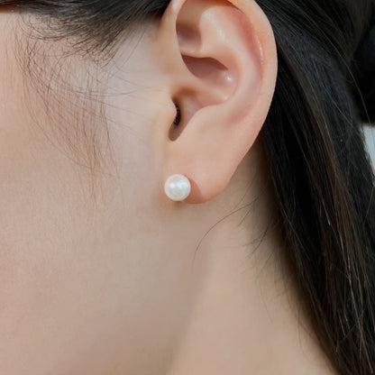 [AuraEcho]Delicate Pearl Earrings