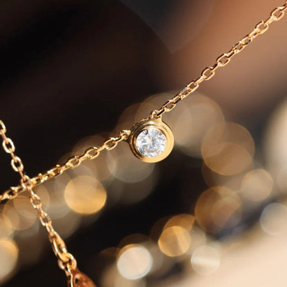 [AuraEcho]DAMOUR DIAMOND NECKLACE