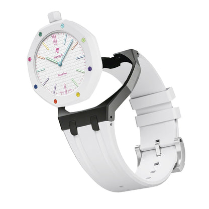 [AuraEcho]Royal Oak Pop Exclusive Bioceramic Case & Silicone Strap Mix Color