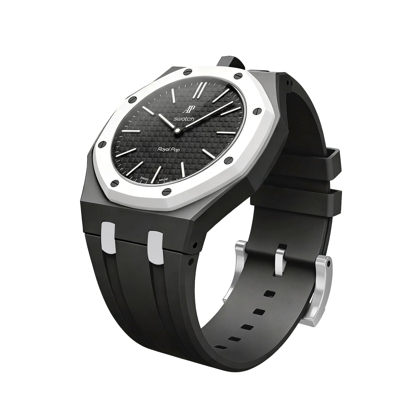 [AuraEcho]Royal Oak Pop Exclusive Bioceramic Case & Silicone Strap Mix Color