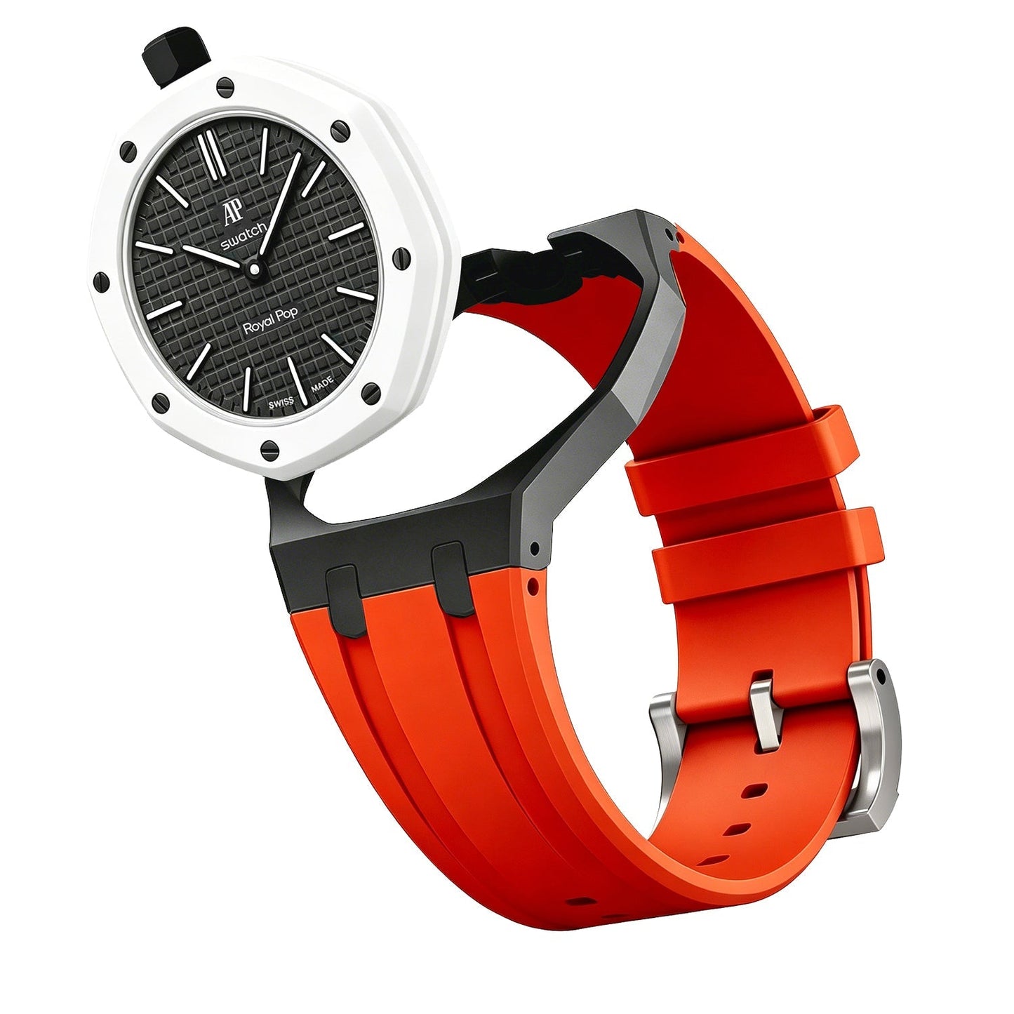 [AuraEcho]Royal Oak Pop Exclusive Bioceramic Case & Silicone Strap Mix Color