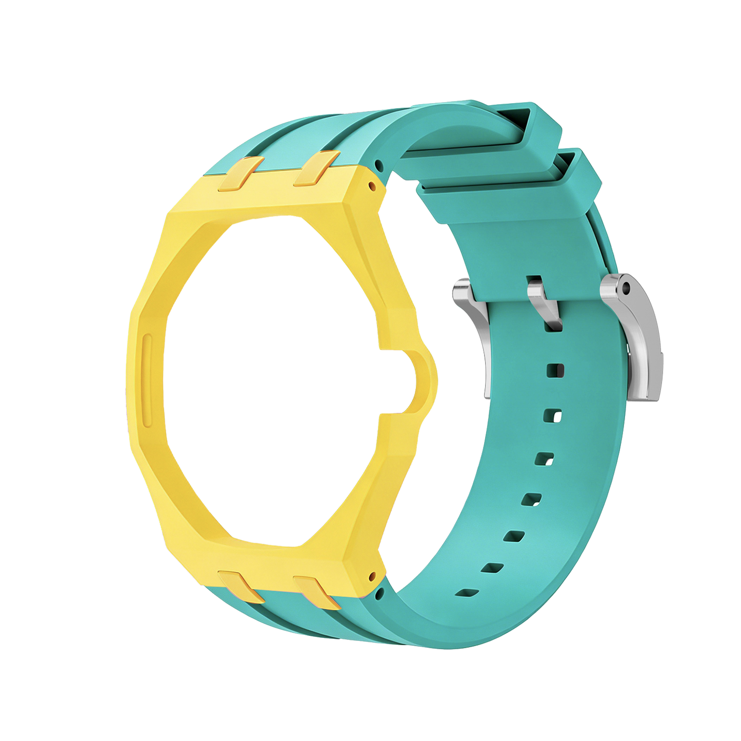 [AuraEcho]Royal Oak Pop Exclusive Bioceramic Case & Silicone Strap Mix Color