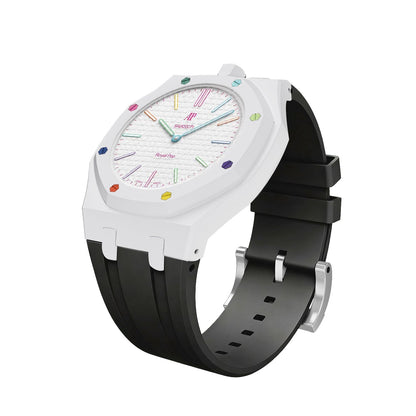 [AuraEcho]Royal Oak Pop Exclusive Bioceramic Case & Silicone Strap Mix Color