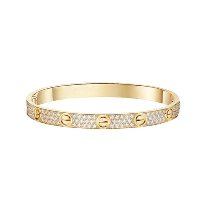 [AuraEcho]LOVE BRACELET 6.1MM DIAMOND-PAVED