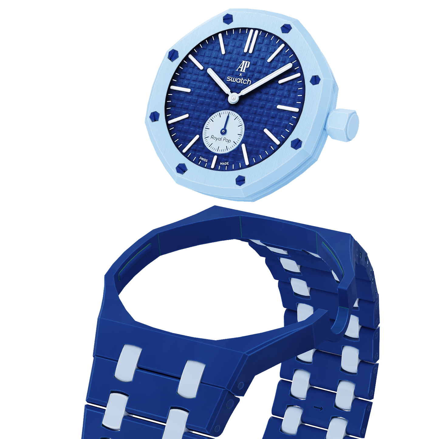 [AuraEcho]Royal Oak Pop Exclusive Bioceramic Case & Bioceramic Strap Mix Color