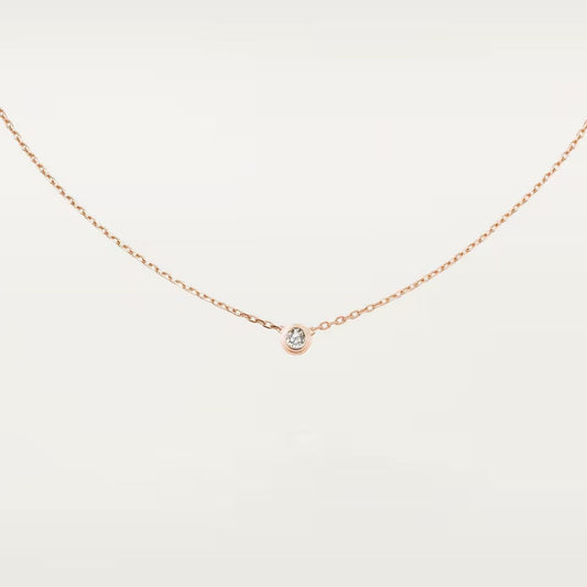 [AuraEcho]DAMOUR DIAMOND NECKLACE