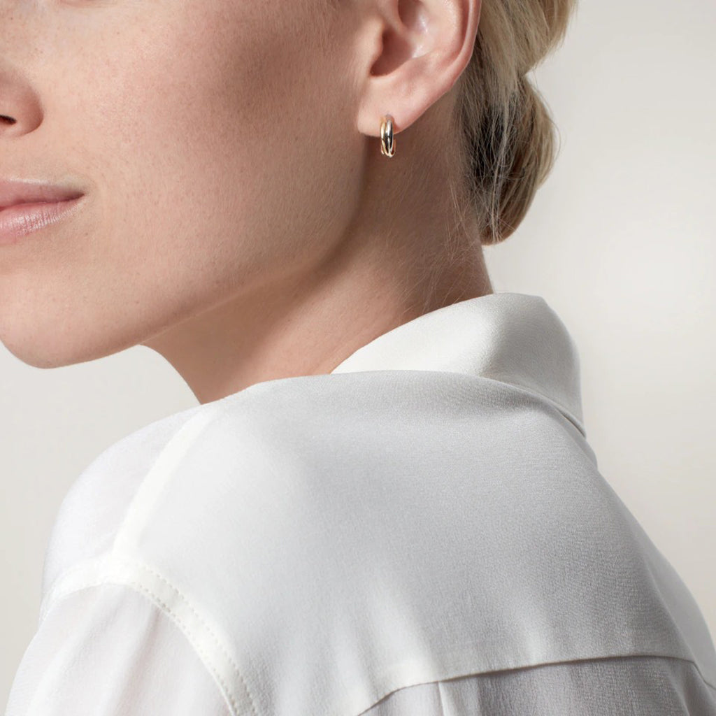 [AuraEcho]TRINITY ON DIAMOND MINI EARRINGS