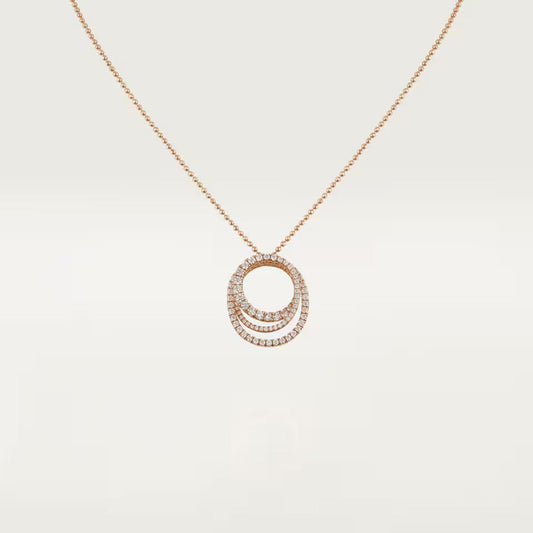 [AuraEcho]ETINCELLE  FULL DIAMOND NECKLACE