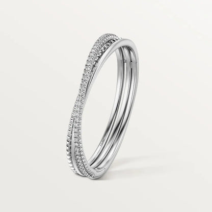 [AuraEcho]ETINCELLE HALF-PAVED DIAMOND BRACELET