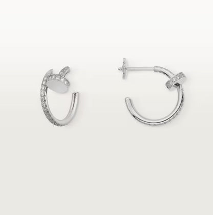[AuraEcho]JUSTE FULL DIAMOND SMALL EARRINGS