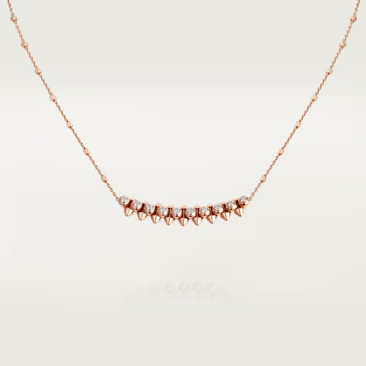 [AuraEcho]CLASH  MEDIUM DIAMOND NECKLACE