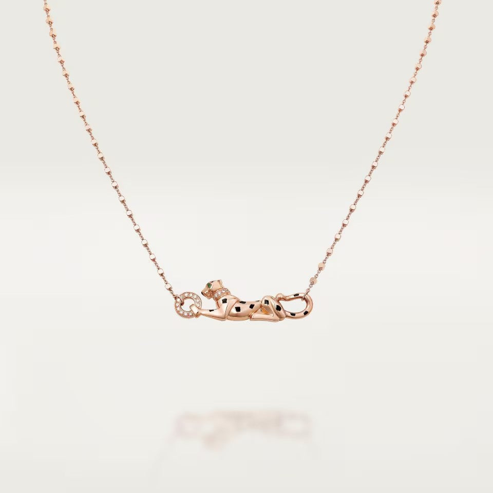 [AuraEcho]PANTHERE FULL DIAMOND NECKLACE