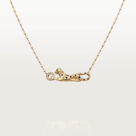 [AuraEcho]PANTHERE FULL DIAMOND NECKLACE