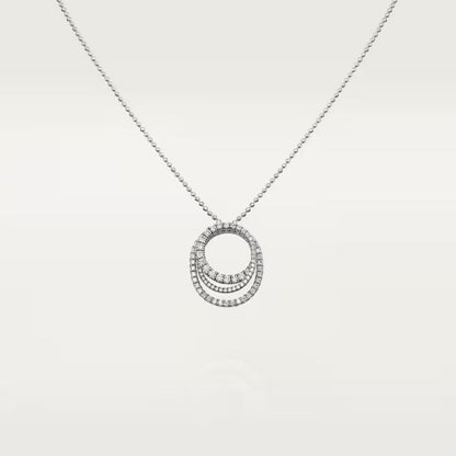 [AuraEcho]ETINCELLE  FULL DIAMOND NECKLACE
