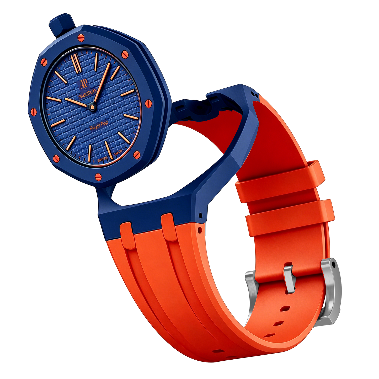 [AuraEcho]Royal Oak Pop Exclusive Bioceramic Case & Silicone Strap Mix Color