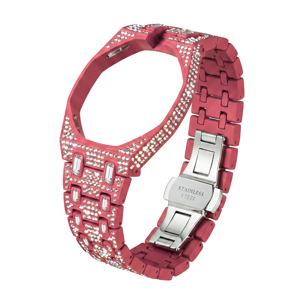 [AuraEcho]Royal Oak Pop Exclusive Bioceramic Case & Bioceramic Strap Full Diamond