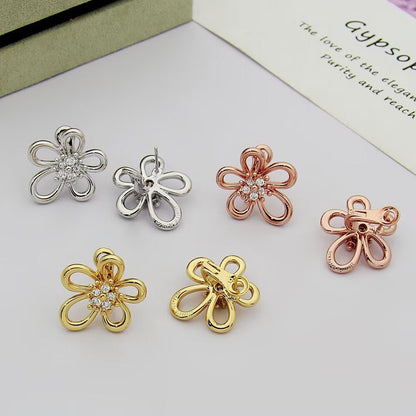 [AuraEcho] FLOWERLACE EARRING 5 DIAMONDS