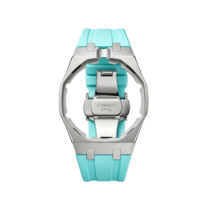 [AuraEcho]Royal Oak Pop Exclusive Steel Case & Silicone Strap With Cradle