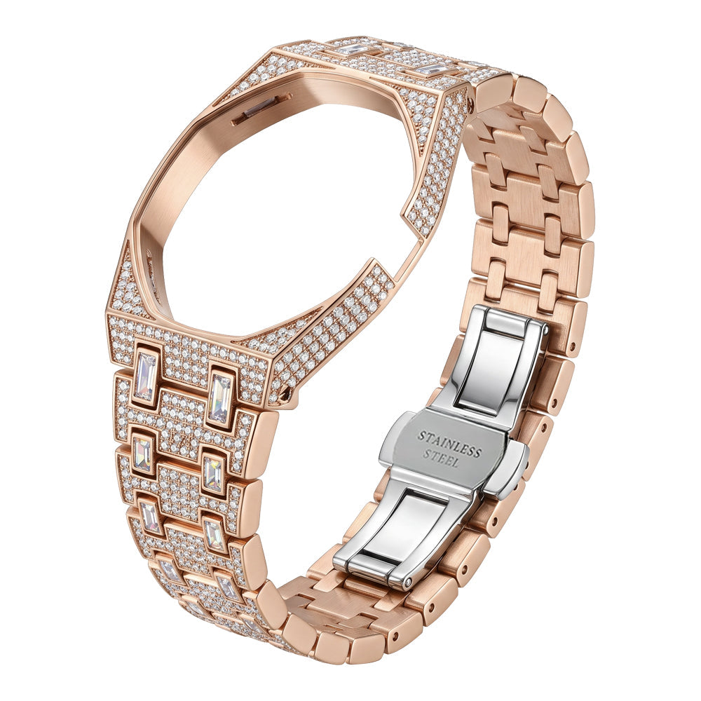 [AuraEcho]Royal Oak Pop Exclusive Bioceramic Case & Bioceramic Strap Full Diamond