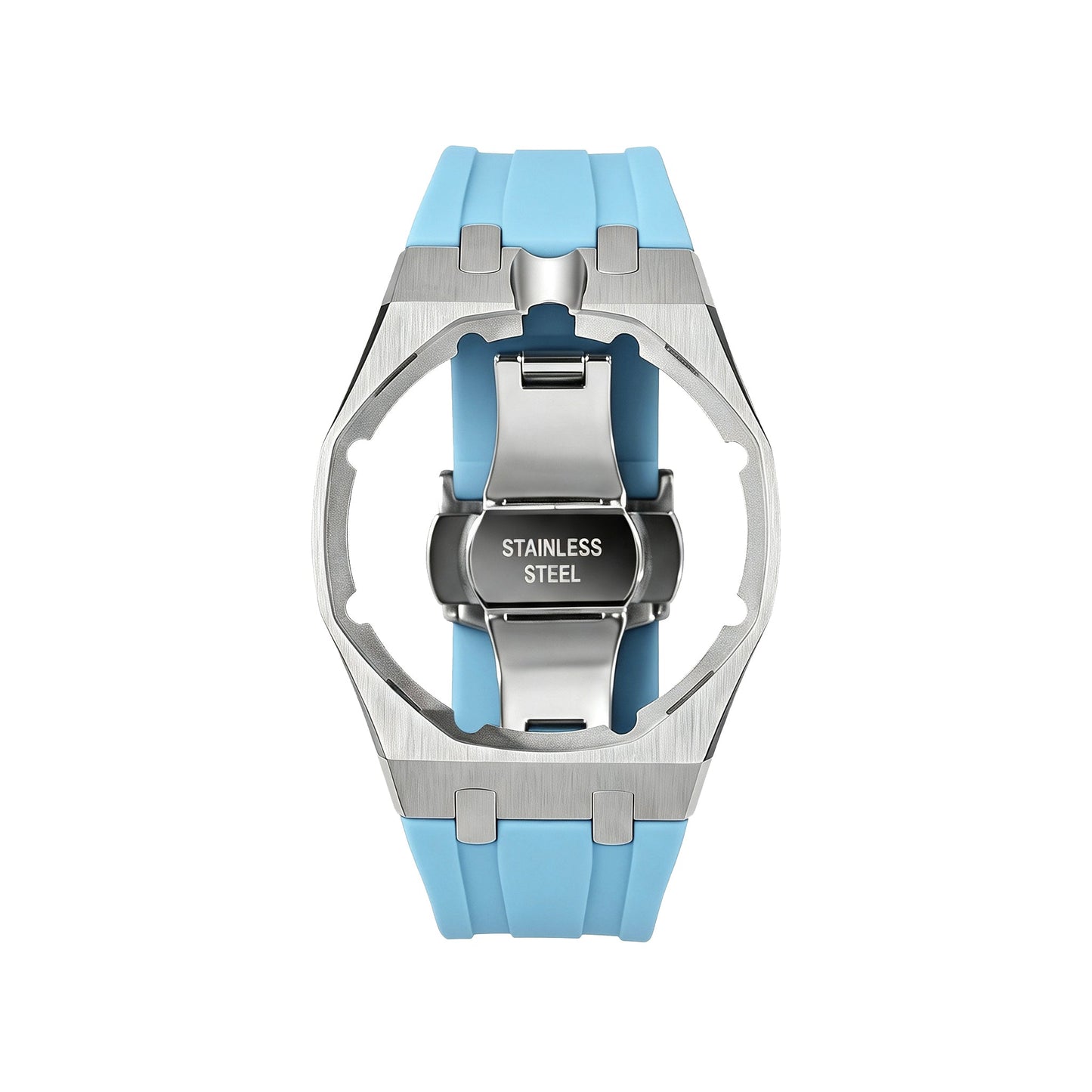 [AuraEcho]Royal Oak Pop Exclusive Steel Case & Silicone Strap With Cradle