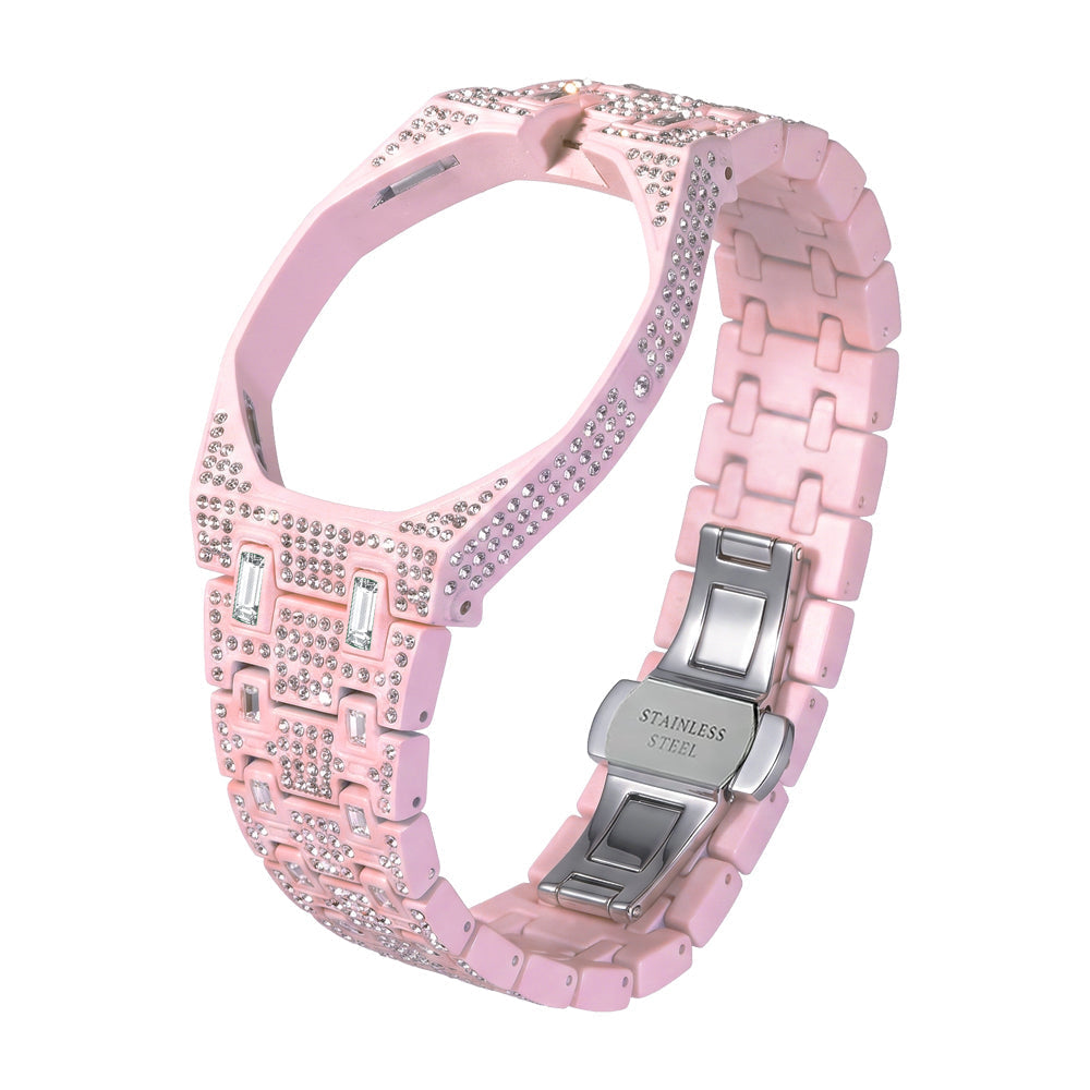 [AuraEcho]Royal Oak Pop Exclusive Bioceramic Case & Bioceramic Strap Full Diamond