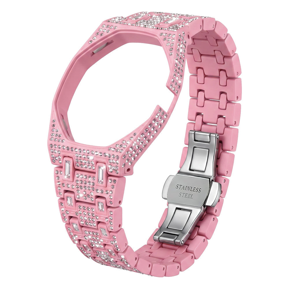 [AuraEcho]Royal Oak Pop Exclusive Bioceramic Case & Bioceramic Strap Full Diamond