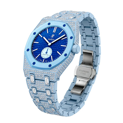 [AuraEcho]Royal Oak Pop Exclusive Bioceramic Case & Bioceramic Strap Full Diamond