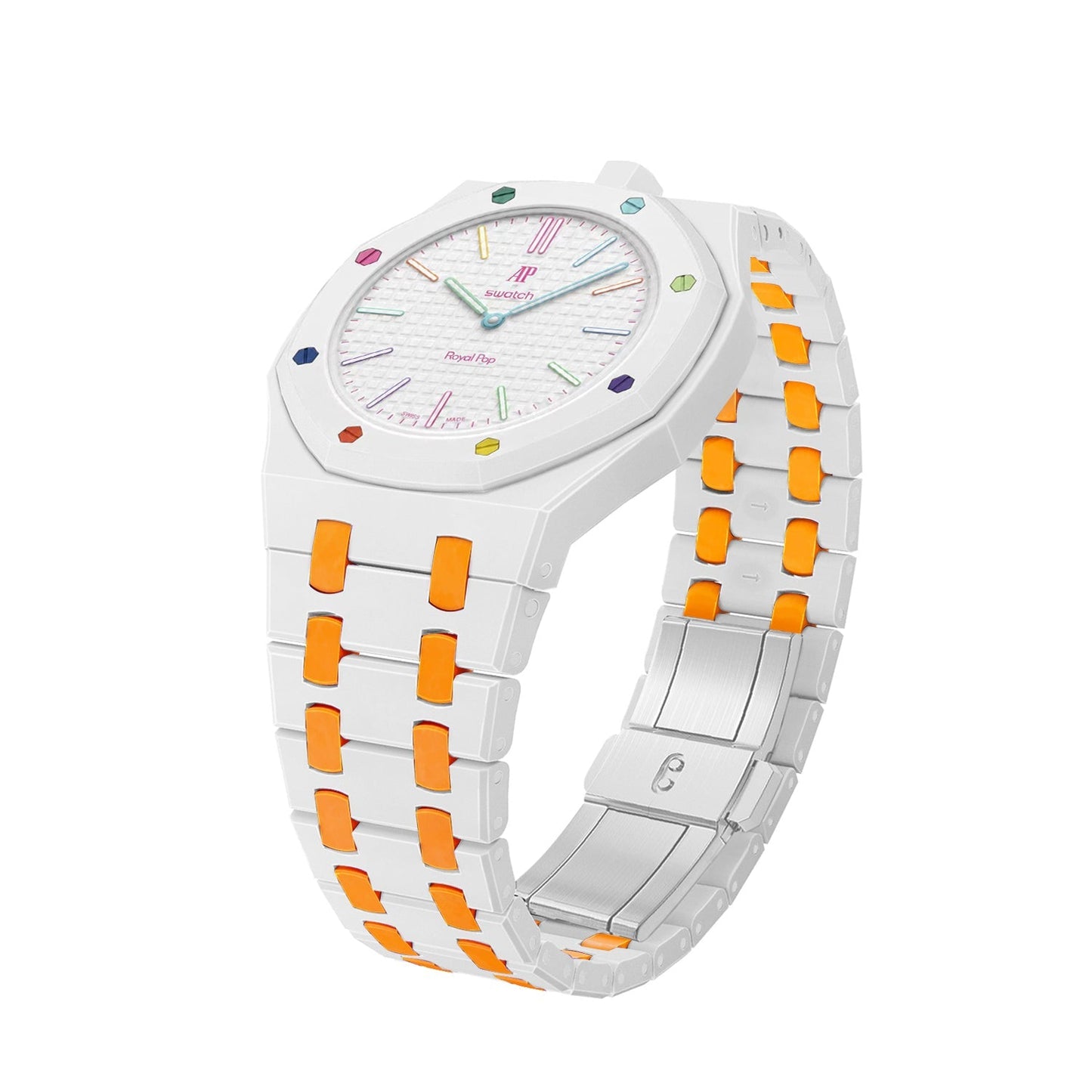 [AuraEcho]Royal Oak Pop Exclusive Bioceramic Case & Bioceramic Strap Mix Color