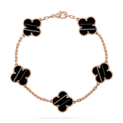 [AuraEcho] CLOVER 5 MOTIF PULSAR STONE BRACELET COLLECTION