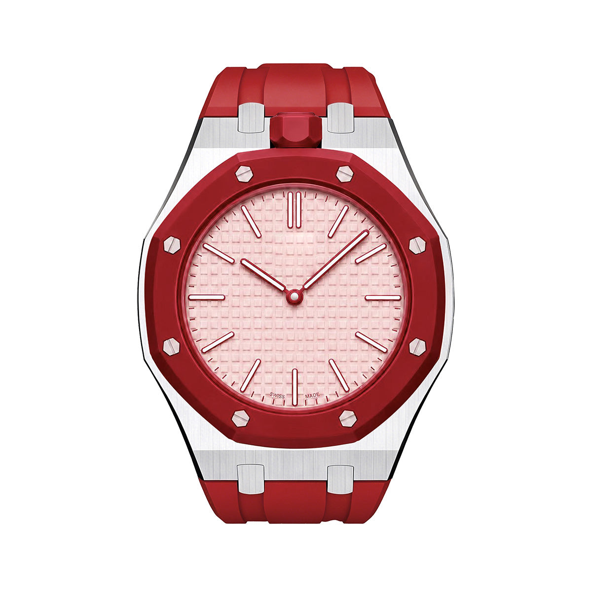 [AuraEcho]Royal Oak Pop Exclusive Steel Case & Silicone strap(Only Strap)