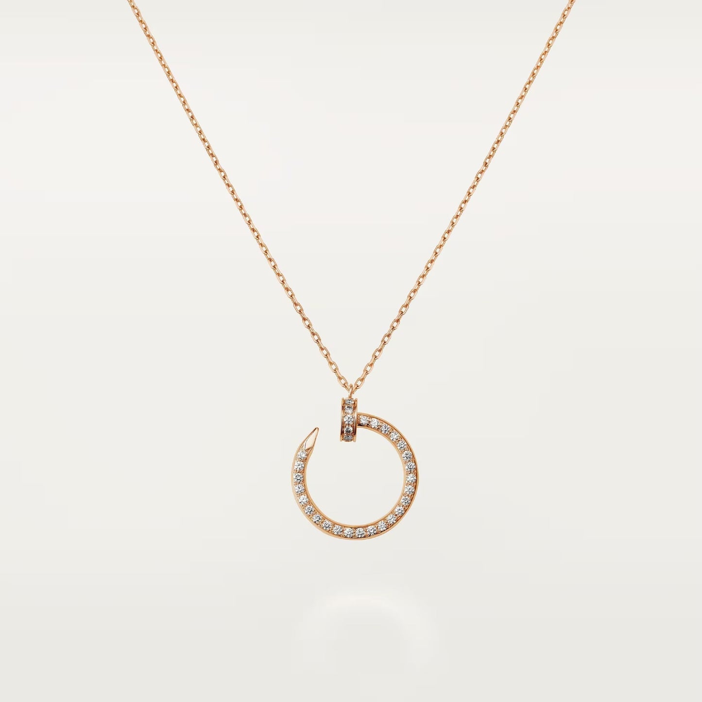 [AuraEcho]JUSTE NECKLACE FULL DIAMOND