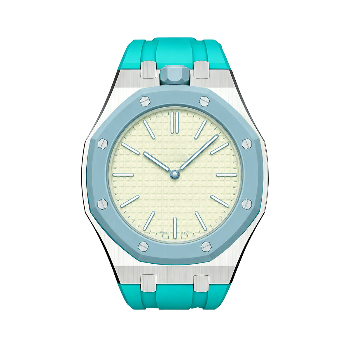 [AuraEcho]Royal Oak Pop Exclusive Steel Case & Silicone strap(Only Strap)