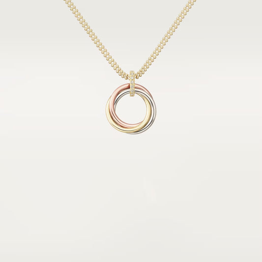 [AuraEcho]TRINITY MEDIUM  DIAMONDS NECKLACE