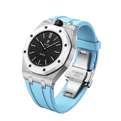 [AuraEcho]Royal Oak Pop Exclusive Steel Case & Silicone Strap With Cradle