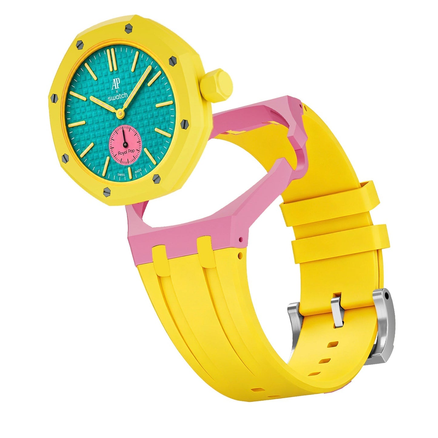 [AuraEcho]Royal Oak Pop Exclusive Bioceramic Case & Silicone Strap Mix Color