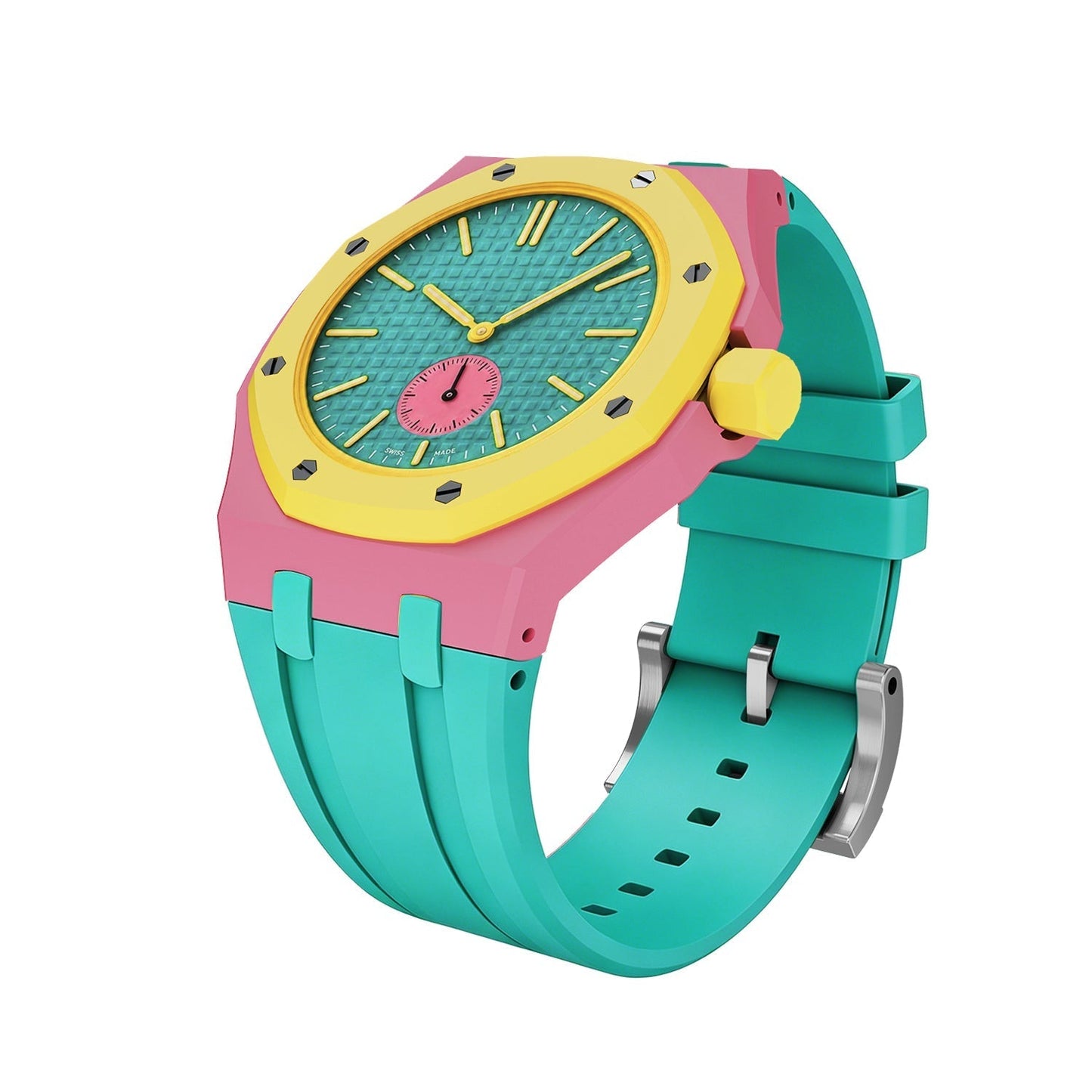 [AuraEcho]Royal Oak Pop Exclusive Bioceramic Case & Silicone Strap(Only Strap)