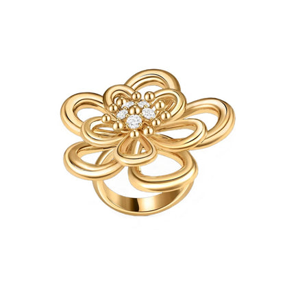 [AuraEcho] FLOWERLACE RING 5 DIAMONDS